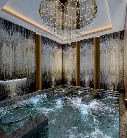Clubhouse experiential shower