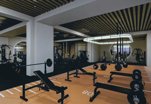 Clubhouse gymnasium