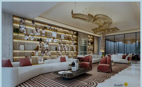 Sample living room interior
